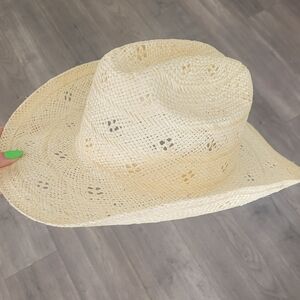 Lack Of Color Cream Woven Hat